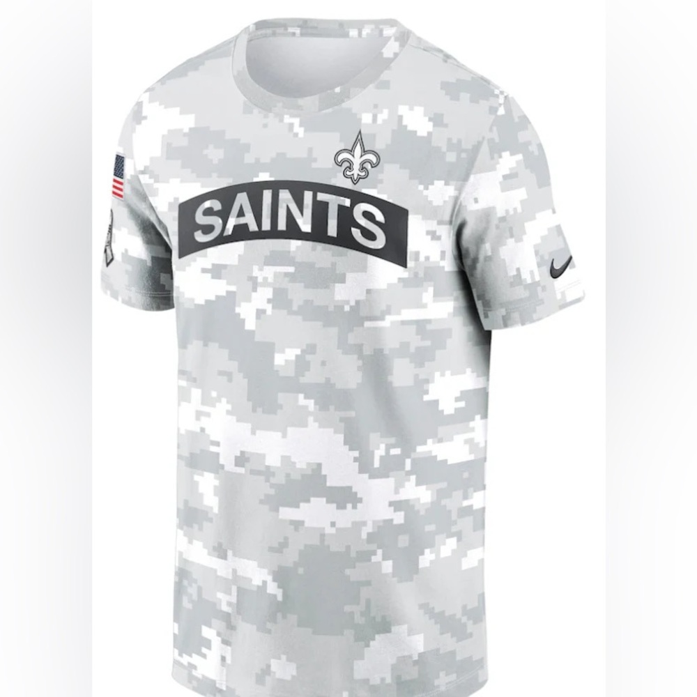 New Orleans Saints Men's T Shirt - Military Tactical‎ NWT Size S